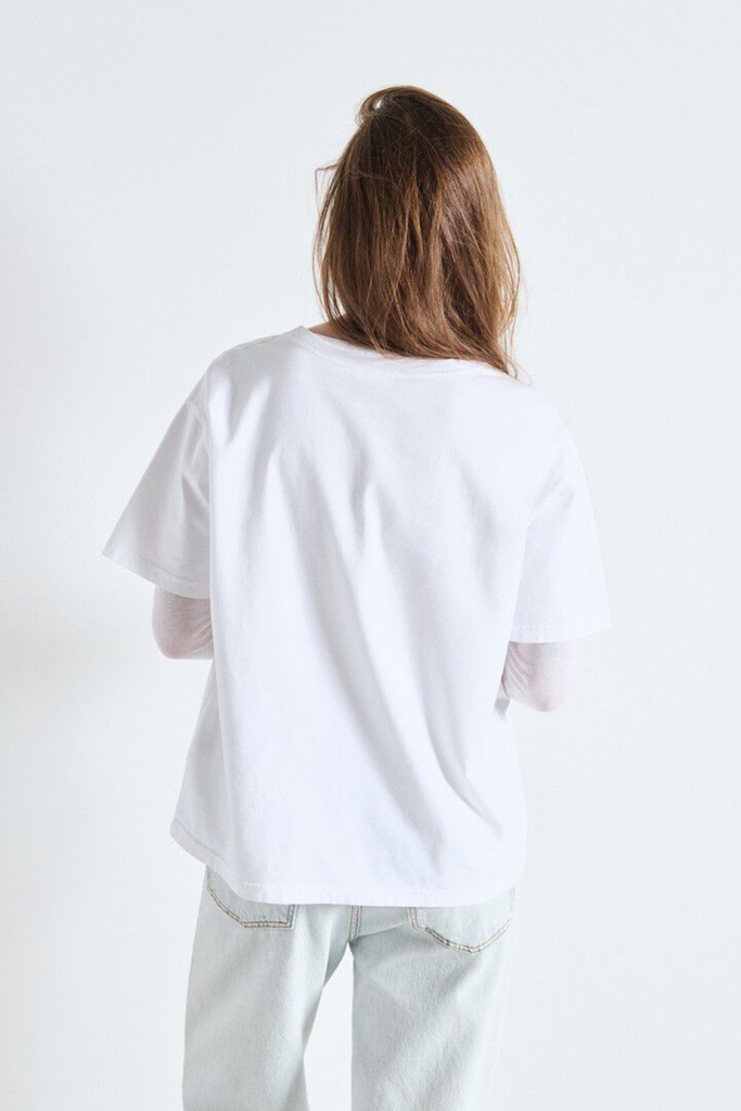 Women's T-shirt Fizvalley - White - American Vintage