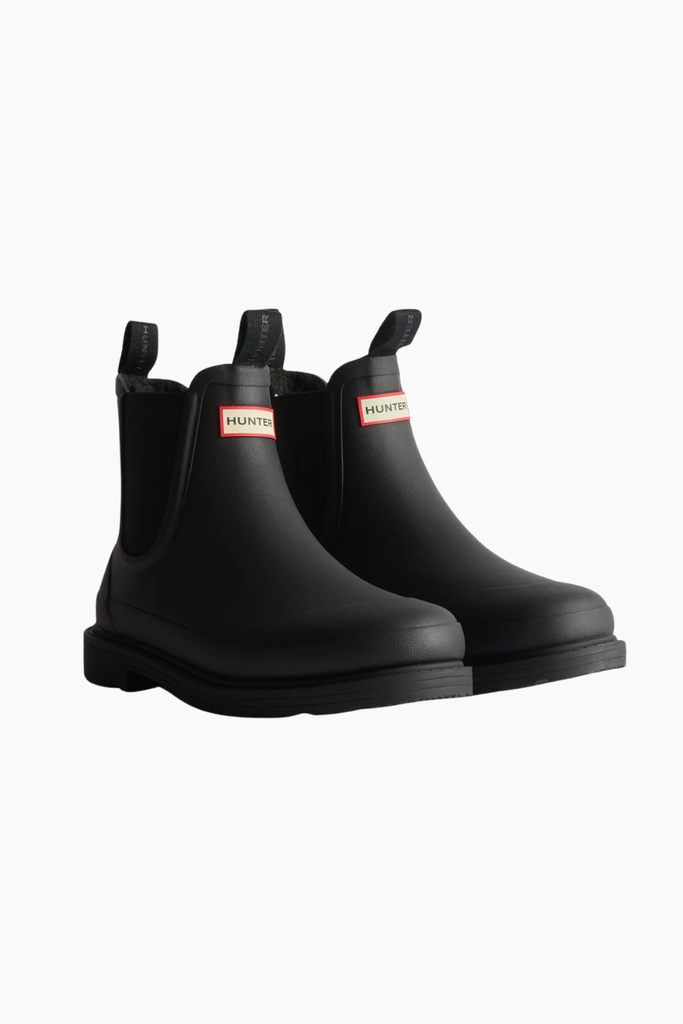 Womens Elements Chelsea Insulated Boot - Black - Hunter