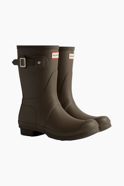 Womens Original Short Boot - Chocolate Brown - Hunter