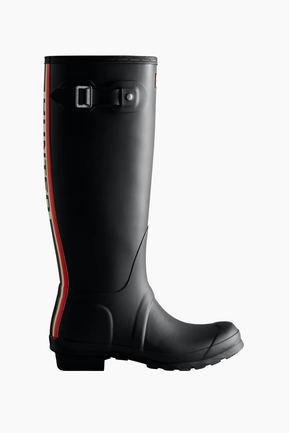 Womens Original Tall Hunter Tri Colour Logo Boot  - Black - Hunter