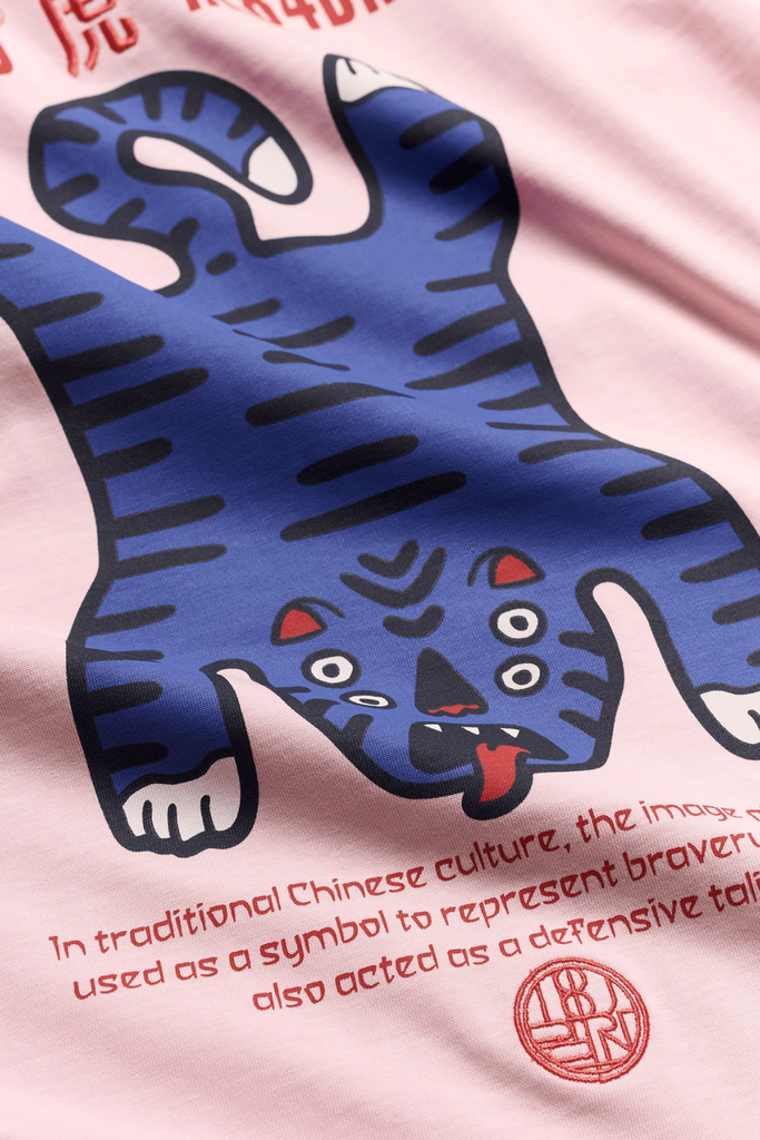 Woodbird WBBalo Tiger Tee - Violet - Woodbird