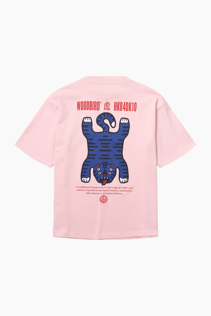 Woodbird WBBalo Tiger Tee - Violet - Woodbird