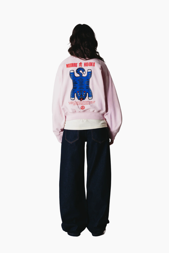 Woodbird WBFranka Tiger Crew - Violet - Woodbird