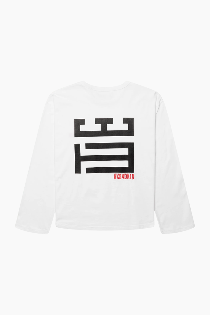 Woodbird WBJoul LS Mono Tee - Hvid - Woodbird