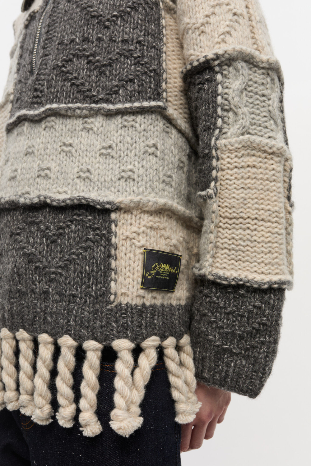 Wool Cotton Bubble Sweater K2508 - Multicolour - GANNI