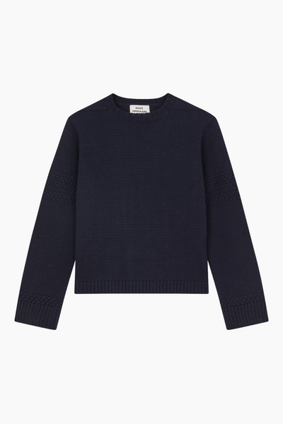 Wool Karoline Sweater - Parisian Night - Mads Nørgaard