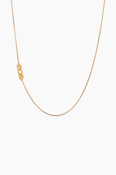 Wow Mom Necklace - Gold - Stine A