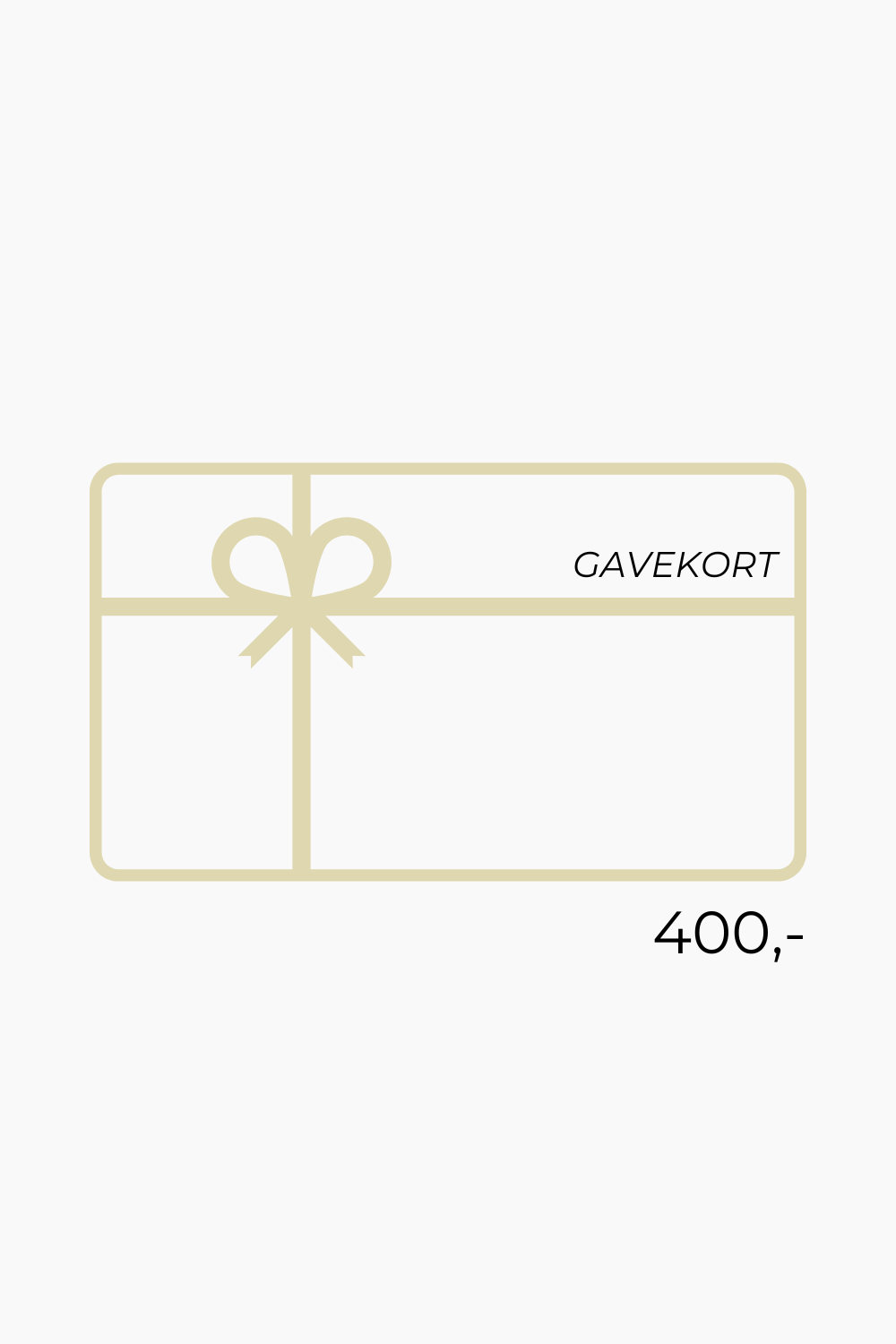 QNTS Gavekort 400 kr