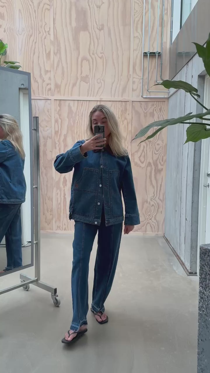 Benilda Jacket - Dark Blue Denim - Baum und Pferdgarten