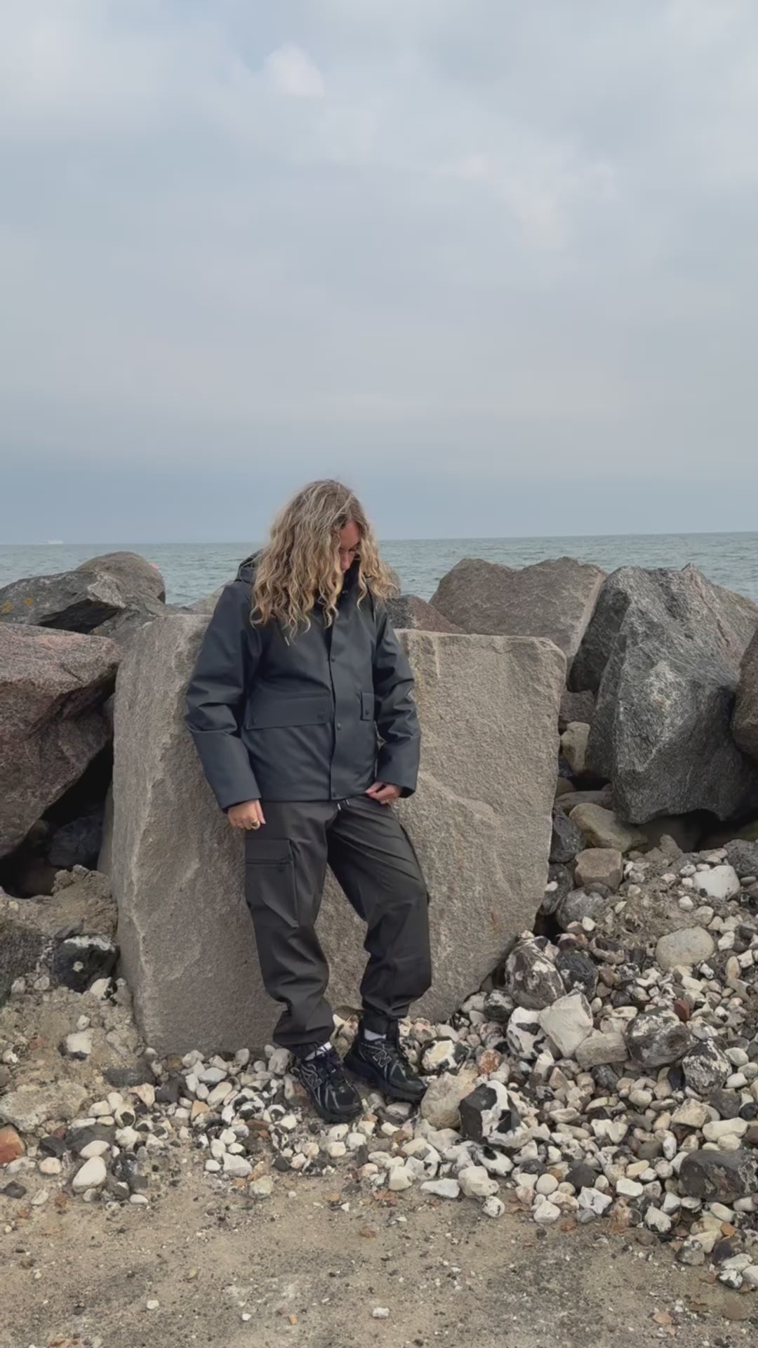 Nome Short W Parka W3T3 - Navy - Rains