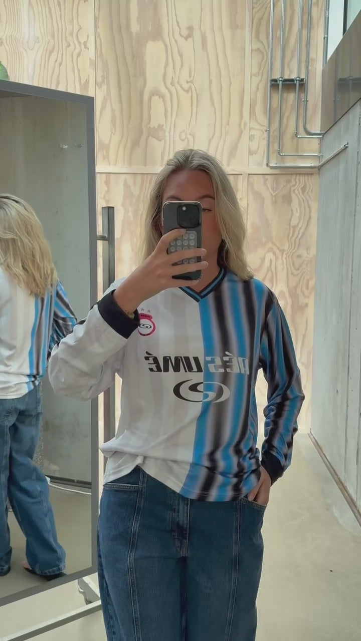 LucaRS Blouse - Blue Stripe - Résumé