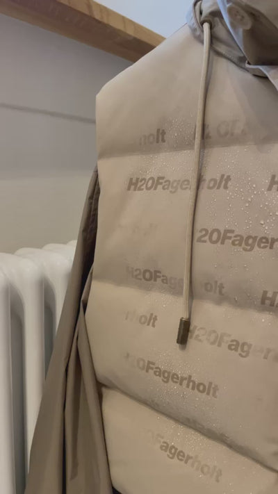 Magic Rain Jacket - Creamy Grey - H2O Fagerholt