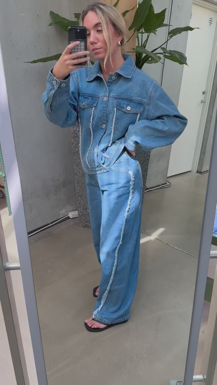 Classic Denim Christel Jeans - Mid Blue Denim - Mads Nørgaard