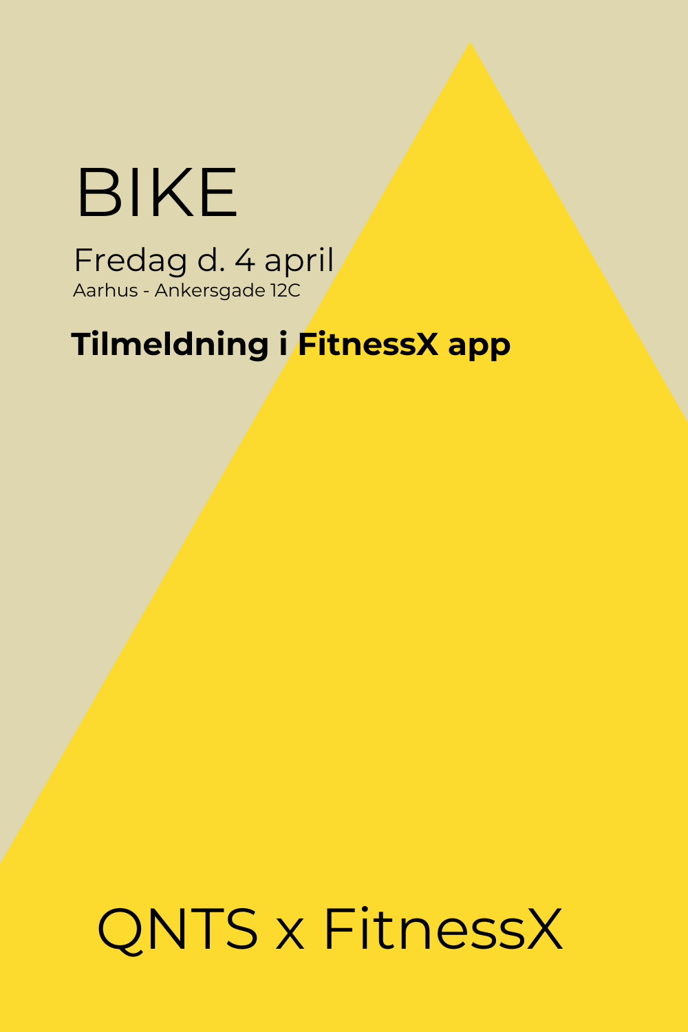 QNTS x FitnessX Bike (QNTS fødselsdag)