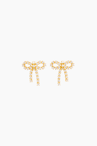 Arco Small Crystal Studs - Goldplated - Pico