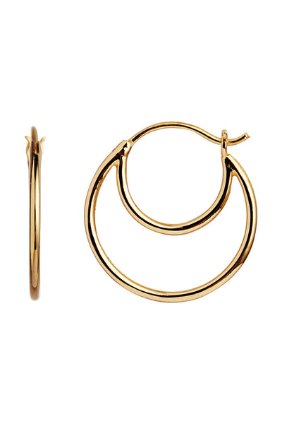 Double Creol Earring - Gold - Stine A
