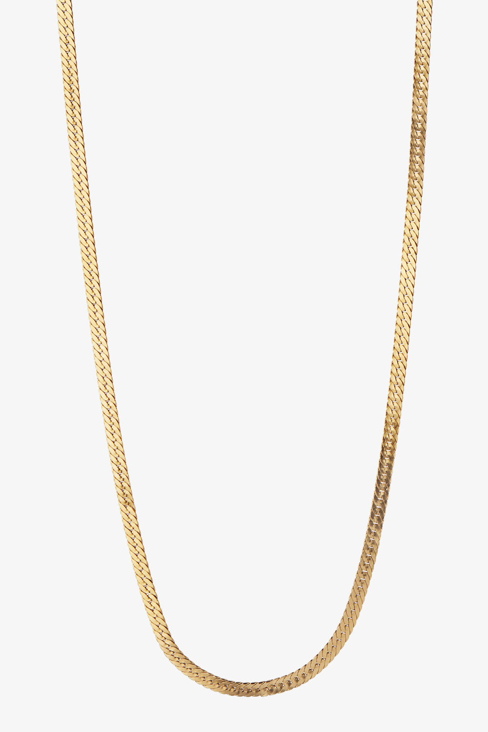 Short Snake Necklace - Gold - Stine A