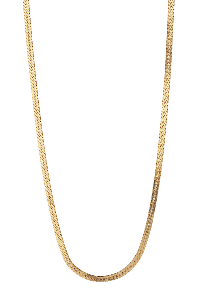 Short Snake Necklace - Gold - Stine A