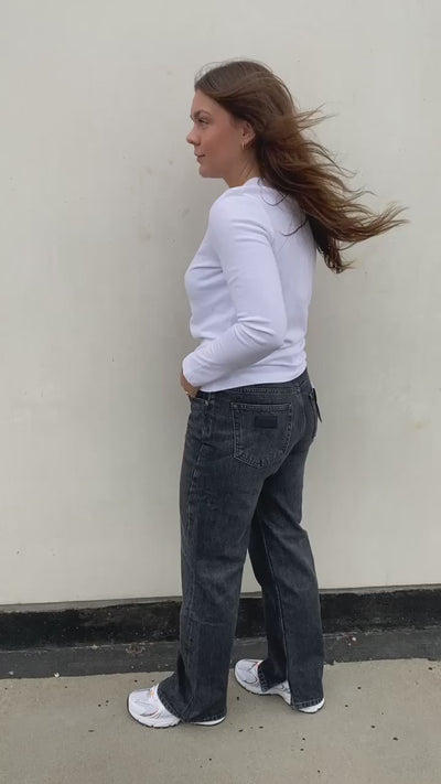 Lovy Jeans - Black/White Vintage - GANNI