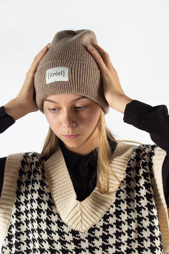 Akeelah wool Beanie - Brown - irréel