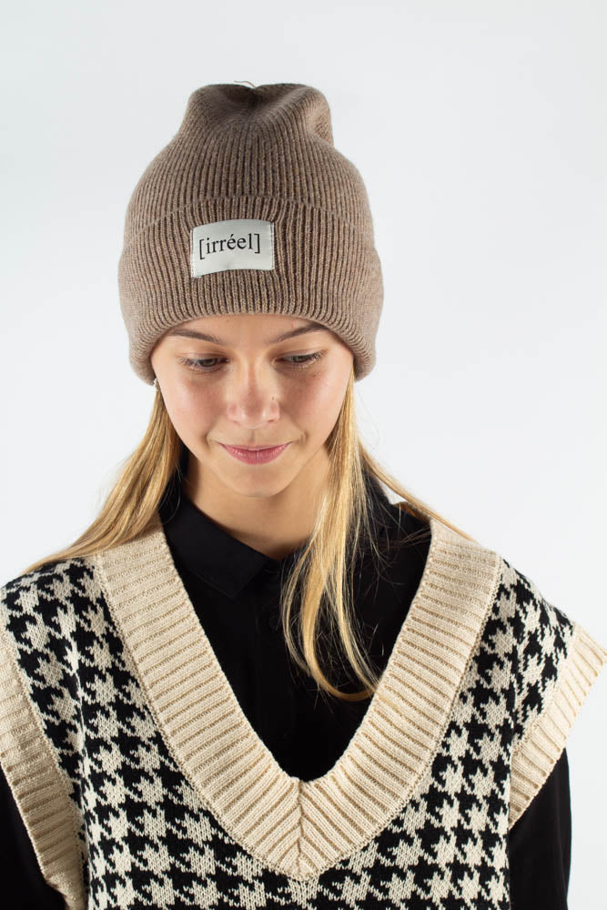 Akeelah wool Beanie - Brown - irréel