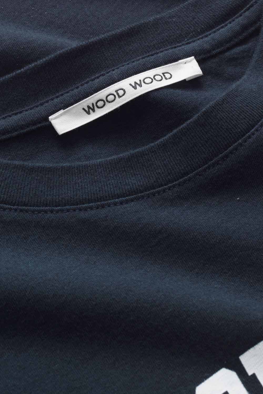 Alma IVY T-shirt - Navy - Wood Wood