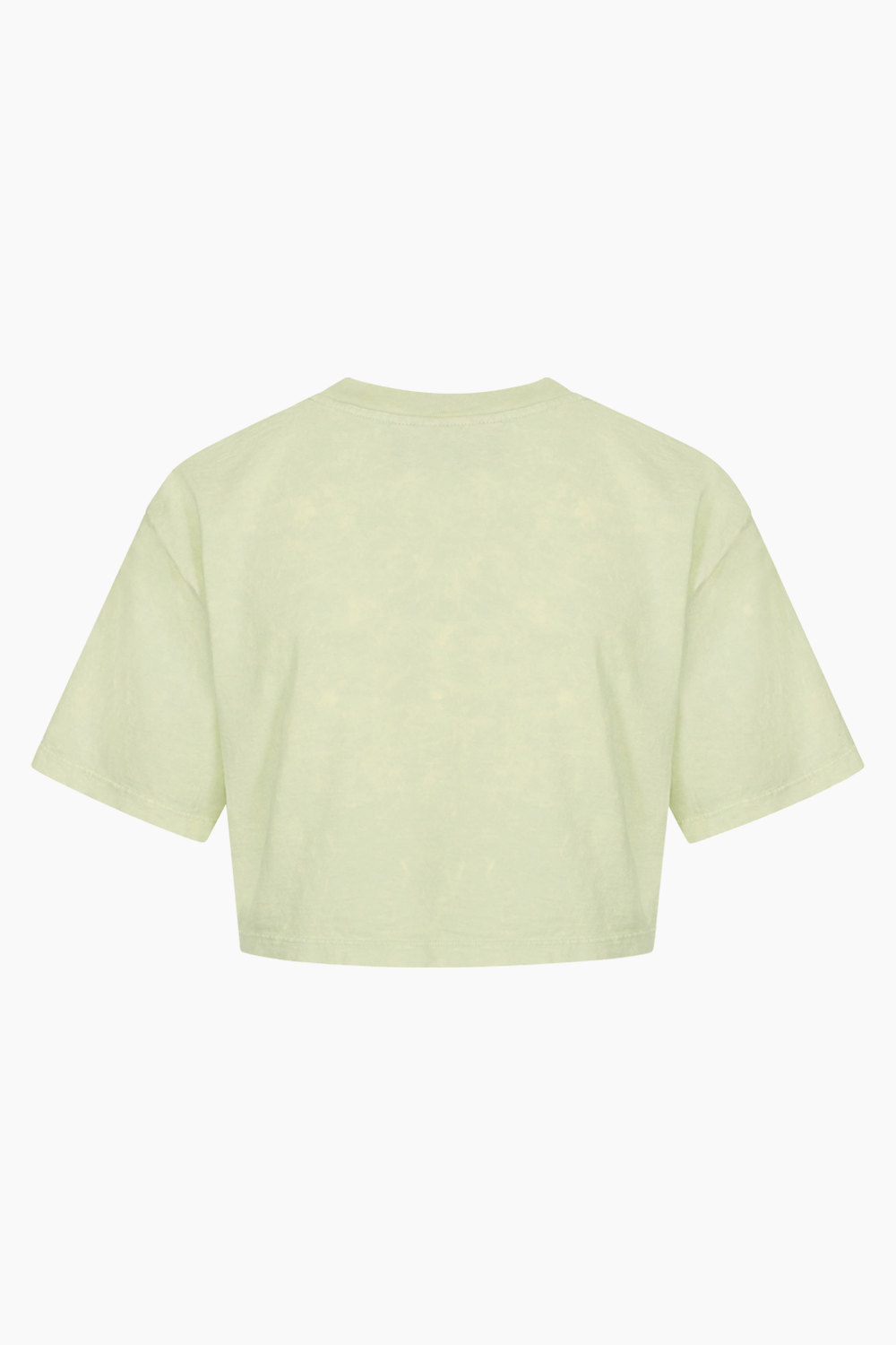 Cropped Tee Short Sleeve - Pale Green Acid - Han Kjøbenhavn