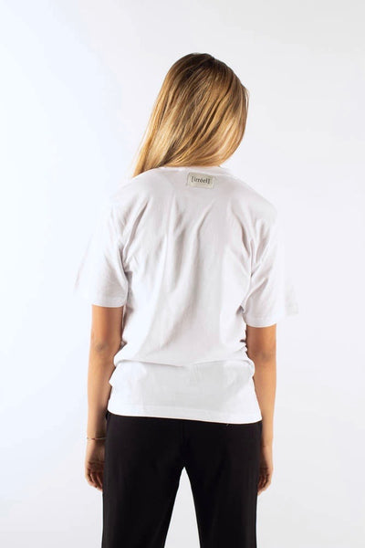 Elisa Mid Logo T-shirt - White - Irréel