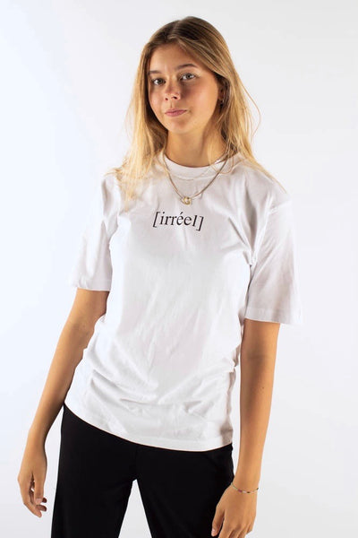 Elisa Mid Logo T-shirt - White - Irréel