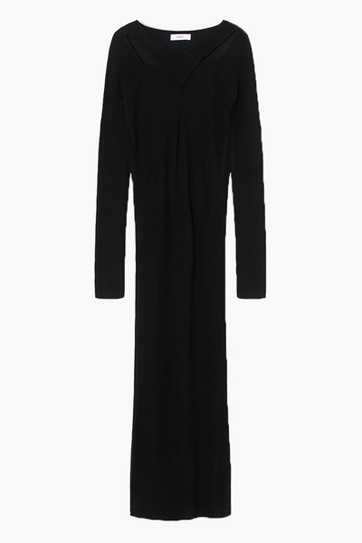 Enoil LS Dress - Black - Envii