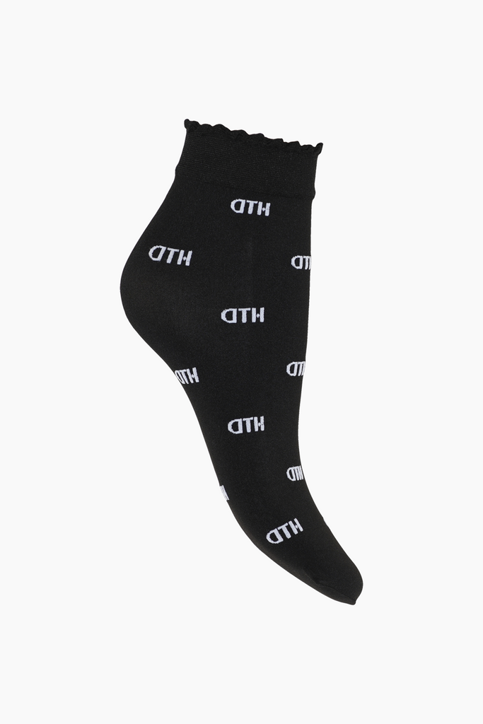 Fashion Socks 44853 - Black/White- Hype the Detail