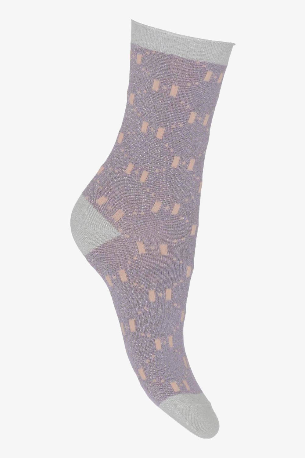 Fashion sock 9054 - Lilla - Hype the Detail