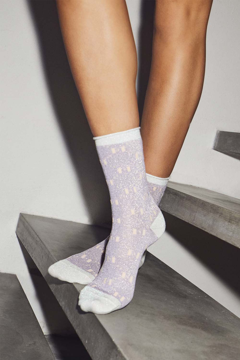 Fashion sock 9054 - Lilla - Hype the Detail