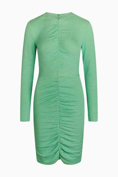 Flex Crepe Vulcan Dress - Light Grass Green - Mads Nørgaard
