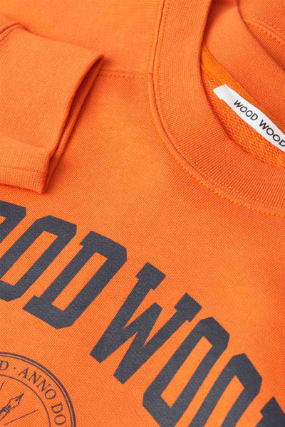 Hope IVY Sweatshirt - Orange - Wood Wood
