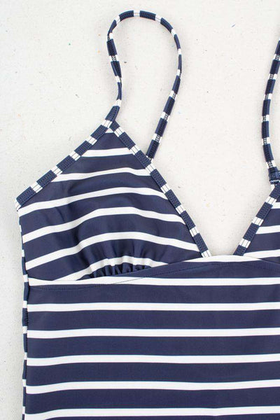 Rio Swimsuit - Navy/Offwhite Stripe fra Wood Wood - 2