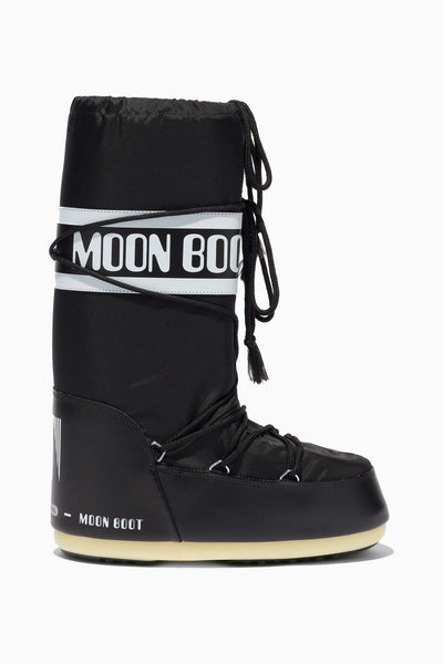 Icon Black Nylon Boots - Black - Moon Boot