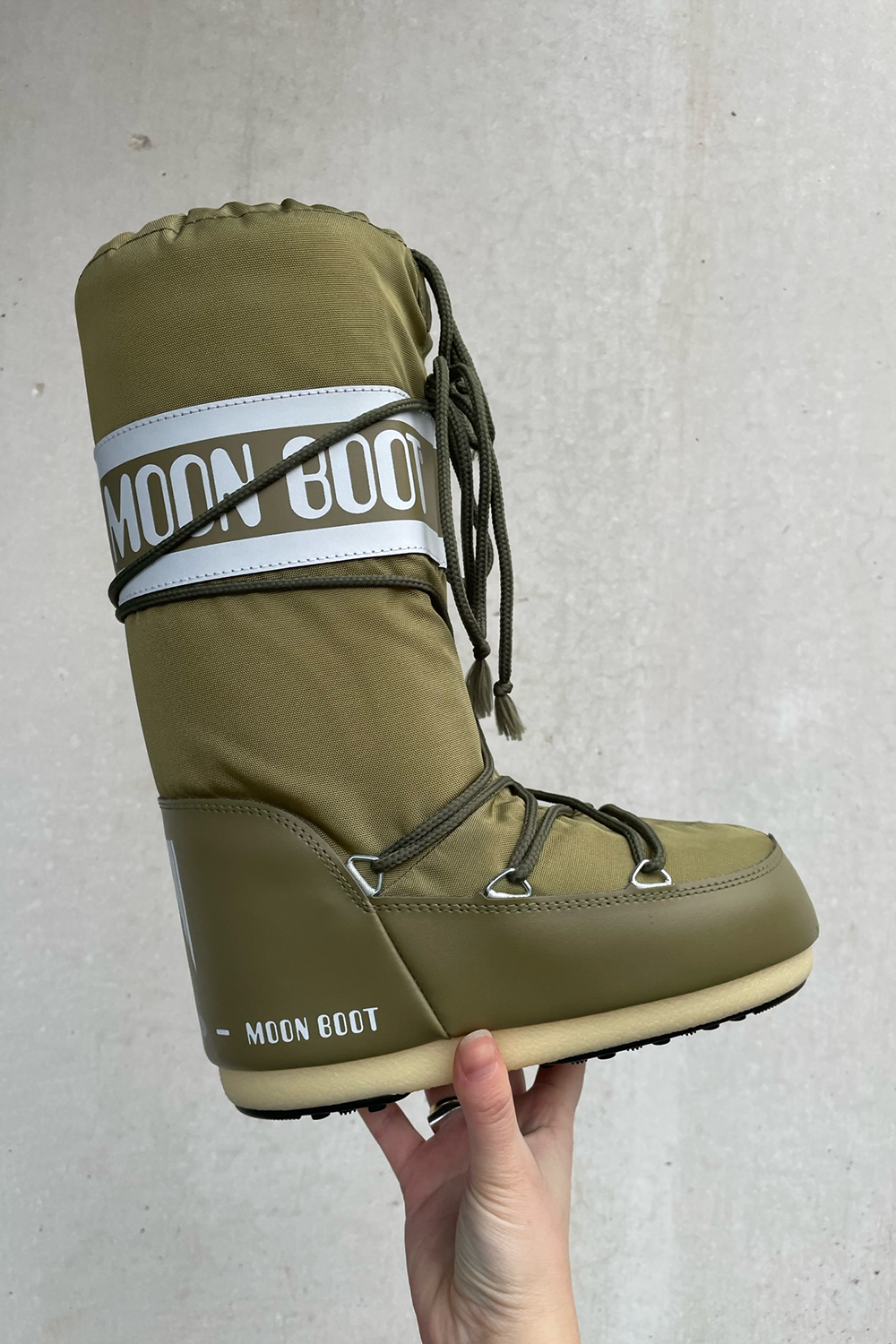 Khaki Nylon Boots - Khaki - Boot - QNTS QNTS.dk