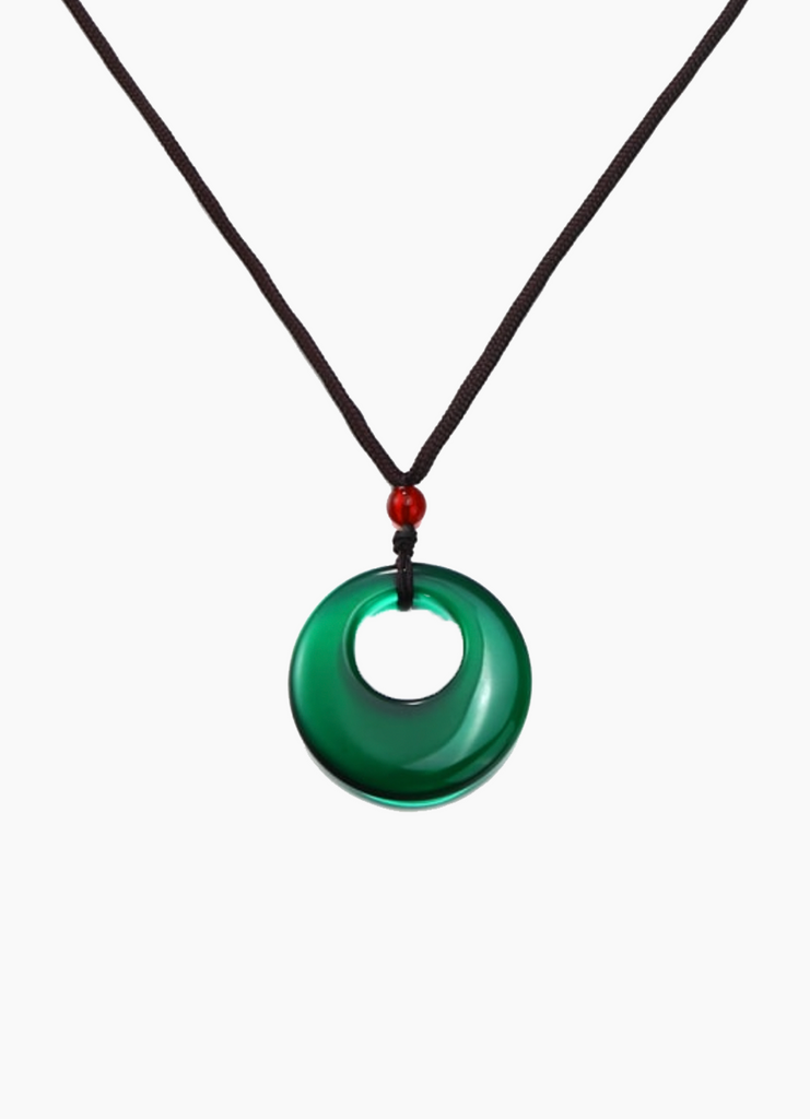 Into the Woods Necklace - Hunter Green - Sui Ava