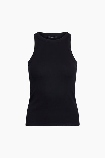Katy Rib Tank Top - Black - Bruuns Bazaar