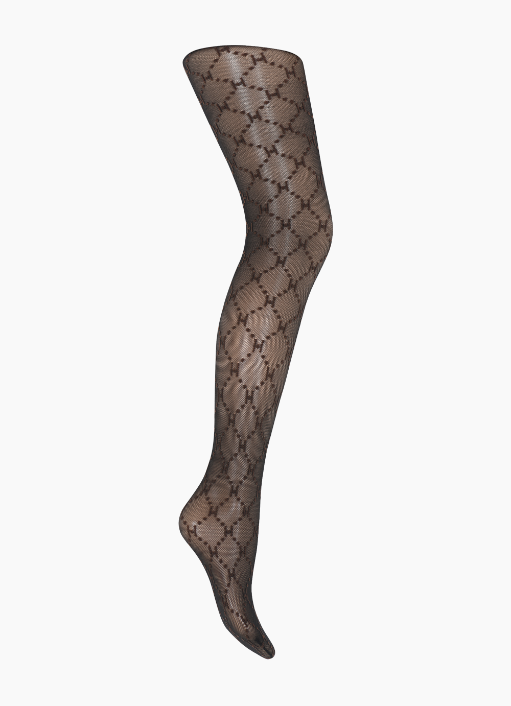 Logo Tights - Brown - Hype the Detail