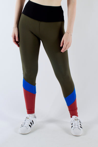 Long Tight Tights Mix - Forest Green - H2O Fagerholt