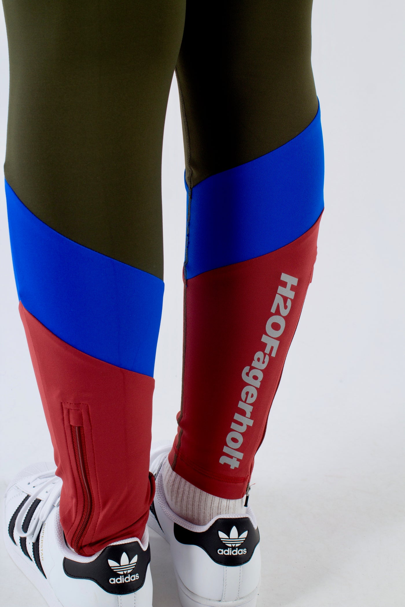 Long Tight Tights Mix - Forest Green - H2O Fagerholt