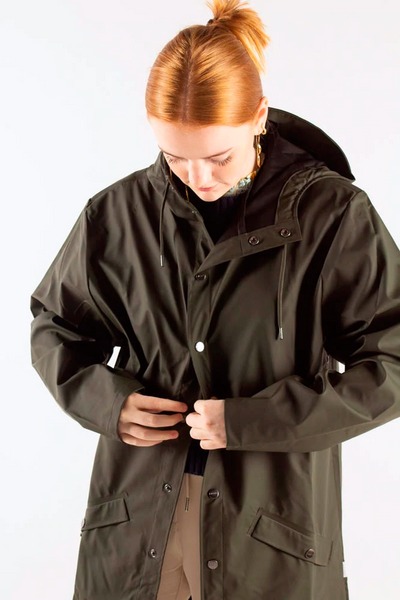 Long Jacket W3 - Green - Rains