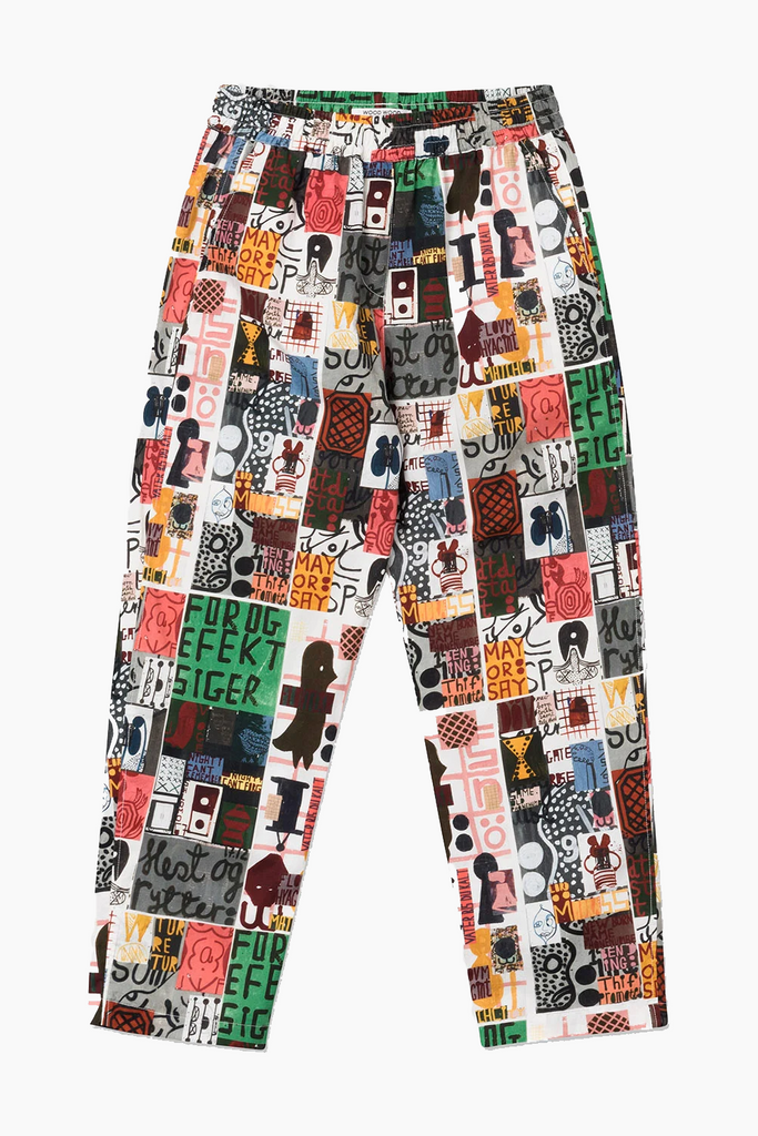 Louisiana Collage Trousers - Multicolor - Wood Wood