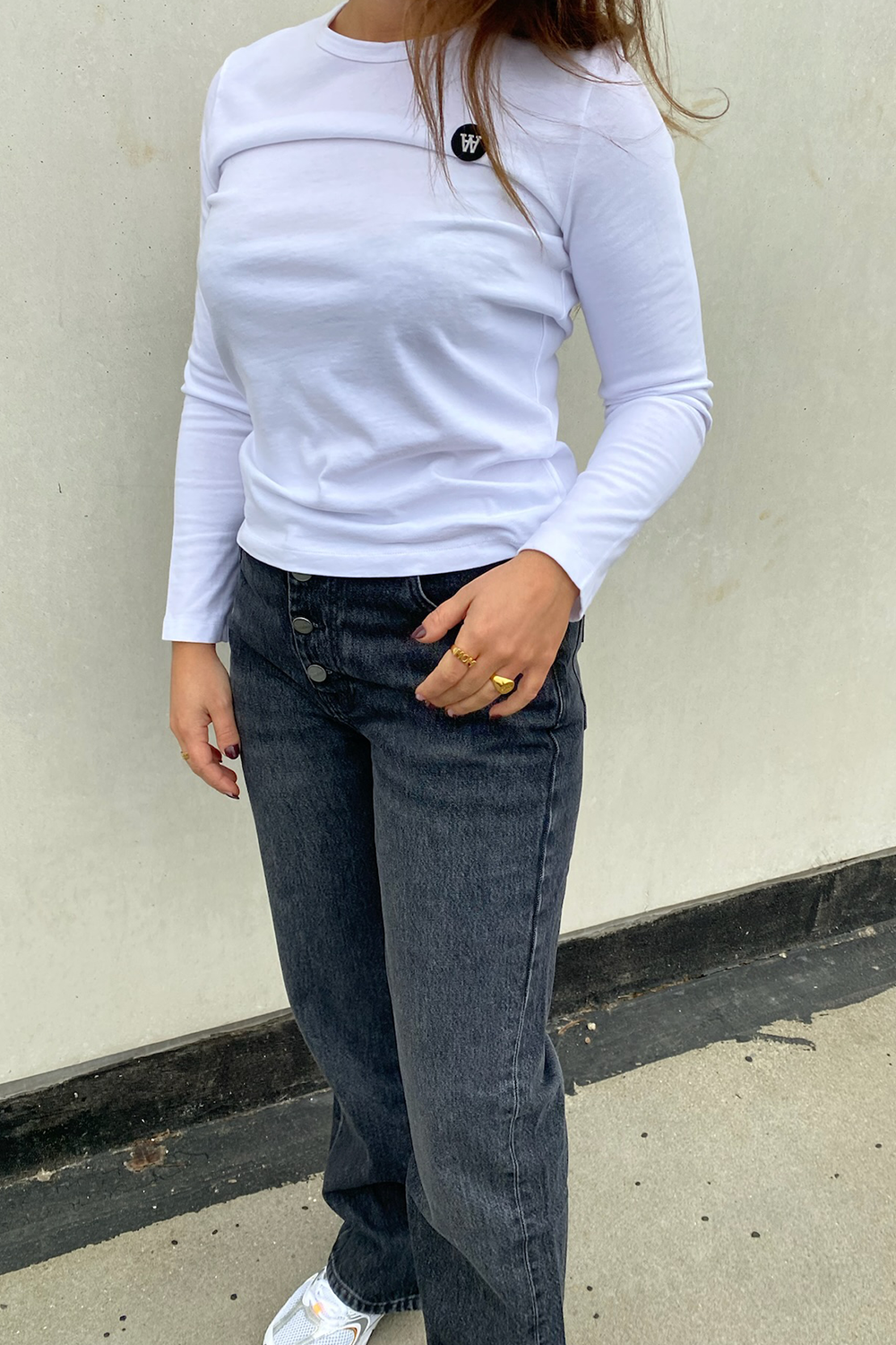 Lovy Jeans - Black/White Vintage - GANNI