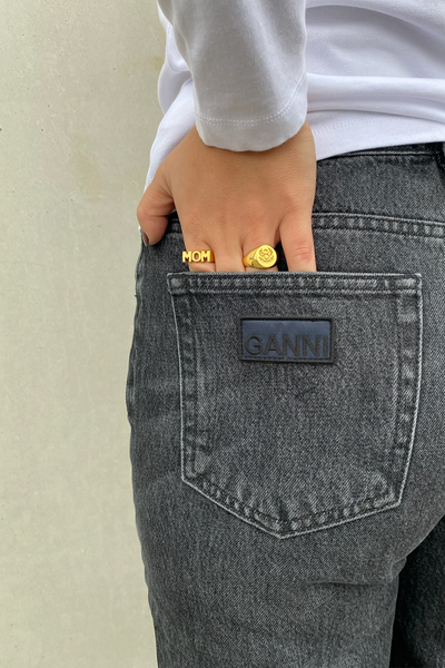 Lovy Jeans - Black/White Vintage - GANNI