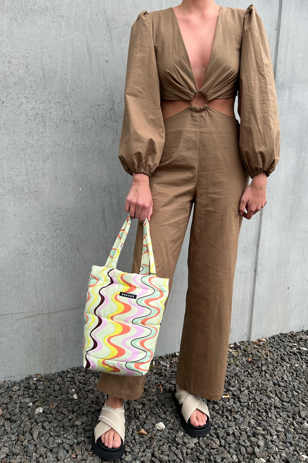 MartaRS Jumpsuit - Caramel - Résumé