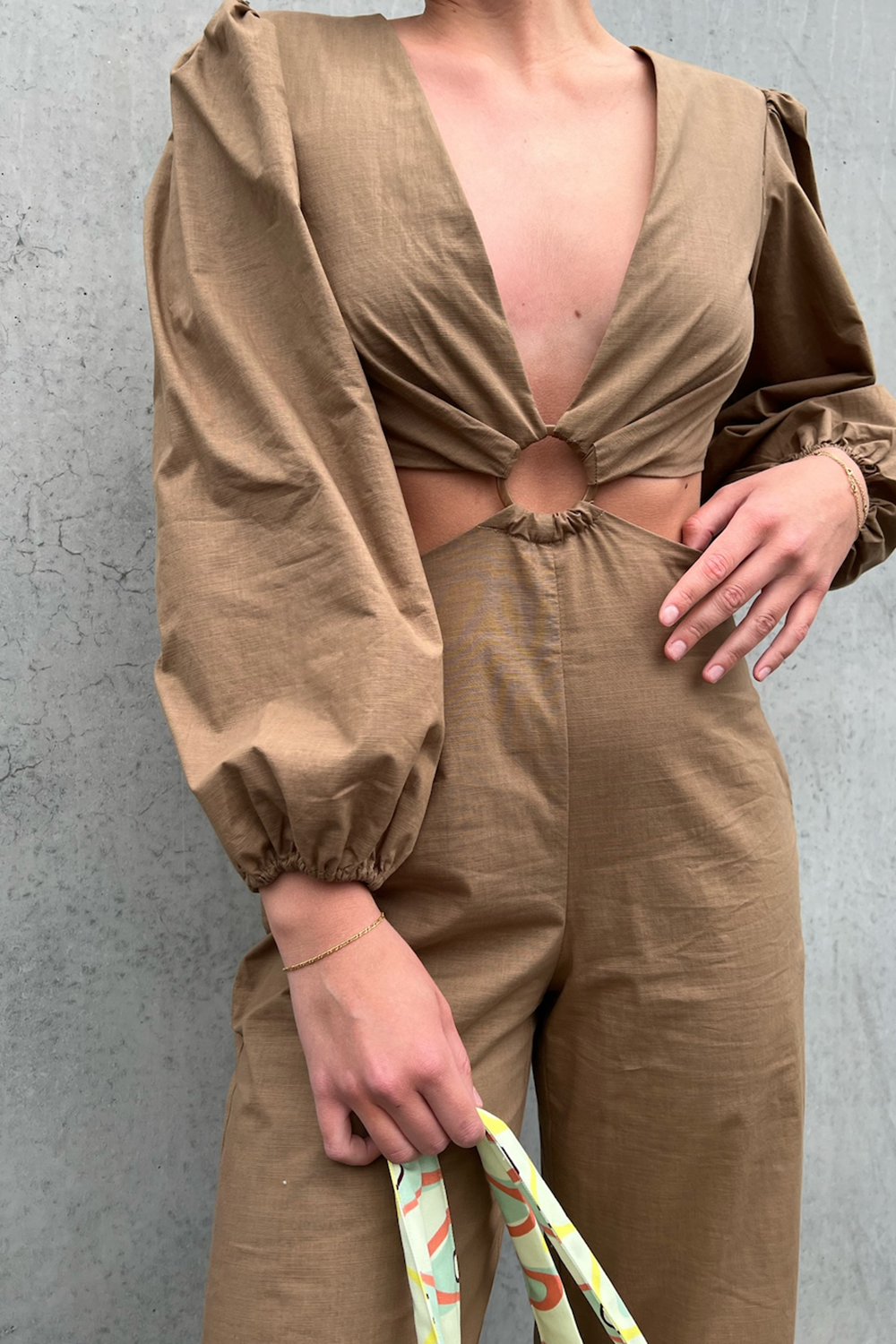 MartaRS Jumpsuit - Caramel - Résumé