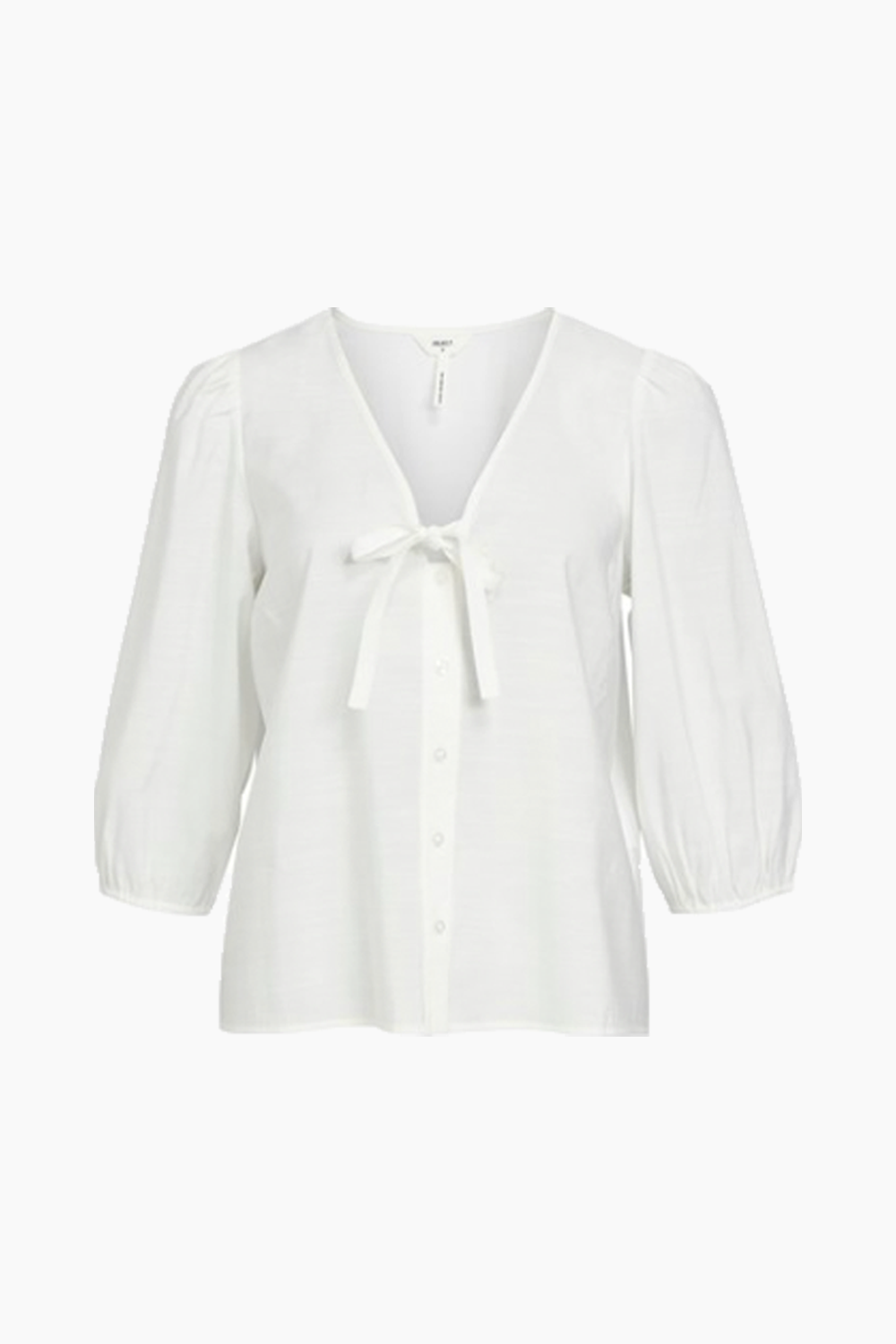 OBJSY 3/4 BOW SHIRT A DIV - White - Object